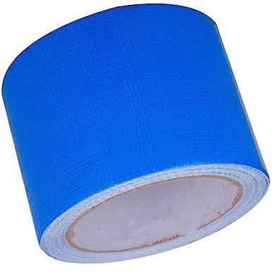 Loopunk Bleu Ruban adhésif de réparation de tente, imperméable, robuste pour tonnelle, nylon, toile, résistant aux UV (8cm x 8m)