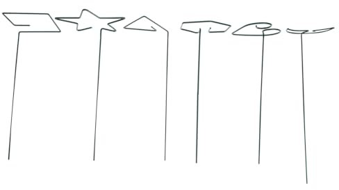 GANAZONO 18 Stk Garten pflanzen Ständer Gestell für Kletterpflanzen Topfpflanzen-Kletterhalter rankhilfe für dipladenia gartenzaun zimmerpflanzen Anlage Weinpflanzenspalier