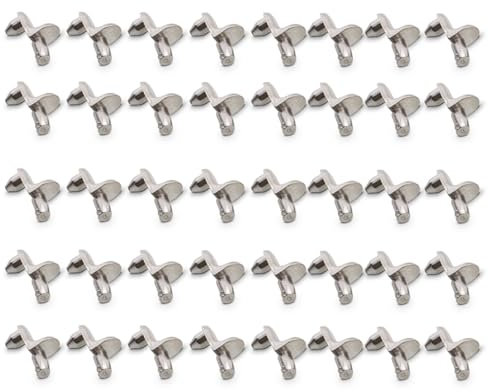 KXUSW regalbodenträger,einlegeboden Halter,einlegeböden für schränke,40 Stück, klein und praktisch, robust und langlebig, geeignet für Küchenschränke, Bücherregale, Kleiderschränke, Möbel