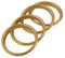 KUNIO 4Pcs Auto Lüftungsringe Klimaanlage Dekoration Ring passt für Audi A3 S3 Q2L Lüftungsdüsen Auto Luftauslass Aufkleber Innenraum Aluminiumlegierung Lüftungsdüsen Zubehör Außenring Gold