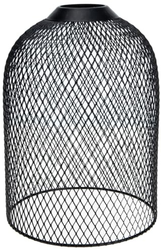 PRETYZOOM Bird Cage Lampshade Metal Mesh Lamp Shade for Table Lamps and Chandelier Shades Small Light Cover for Dining Room Kitchen Bedroom Office Decor 8.27 X 5.91 X 5.91 in