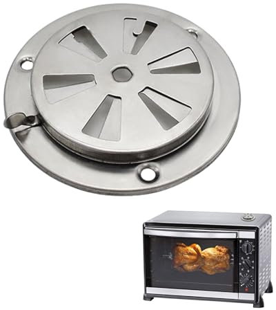 Rejilla Ventilacion Regulable, Rejilla de Ventilación de Acero Inoxidable, Rosetas de Ventilación, Ventilación Redonda con Rejilla de Aire, Rejilla de Ventilación Roseta de Ventilación, 95mm