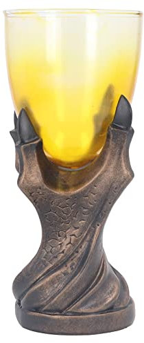 POTRUWE Calice a mano con teschio 3D, calice da vino, per feste, bicchieri da vino, decorazione horror, calice per feste, bar, bicchieri da vino