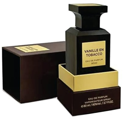 Sapphire's Choice Vanille En Tobacco Parfüm | Tobacco Vanilla EDP Eau de Parfum für Damen und Herren 80 ml | Vanille, Holzig und Tabak Duft | Unisex