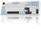 AULA F99 Mechanical Gaming Keyboard,BT5.0/2.4GHz/USB-C Hot Swappable Custom Keyboards with Five-Layer Padding,Pre-lubed Switches,8000mAh Battery,RGB Wireless Keyboard for PC/Tablet (Blue&White)