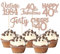 30 Stück Vintage 1985 Cupcake Toppers Glitzer Happy 40th Geburtstag Tortendeko Cheers to 40 Fabulous Forty Kuchen Deko für 40th Geburtstag Hochzeit Jahrestag Party Rosegold