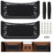 Car Storage Net, 2 Pieces 26 x 12 cm Self-Adhesive Luggage Net for Sunglasses, Driving Licence, Phone, Suitable for Car, Motorhome, Boat