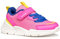 Geox J Loftus Girl A, Scarpe da Ginnastica, Fluo Fuchsia/Royal, 32 EU