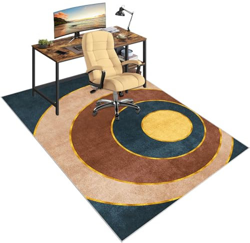 Alfombrilla para Silla, Escritorio de Oficina para Suelos de Madera Dura Alfombrilla Protectora de Piso, Antideslizante Alfombra Silla Gaming, Alfombra Multiusos para el hogar 70 x 100 cm