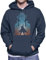 DFXBHW Team Gurren Lagann Men's Hooded Sweatshirt Black