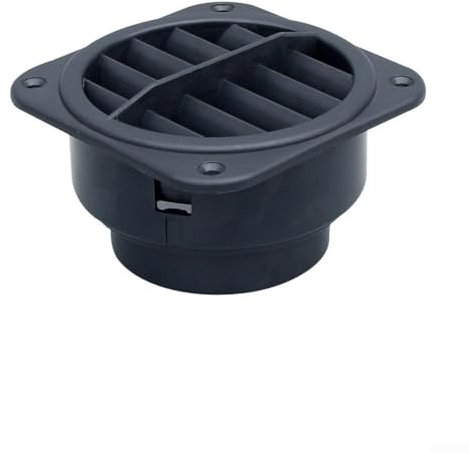 Robuster 75 mm Entlüftungsauslass aus Kunststoff für Eberspacher und für Webasto, um 36 Grad drehbare Dieselheizung, Auto-Heizungskanal, Schlauch, Luftauslass