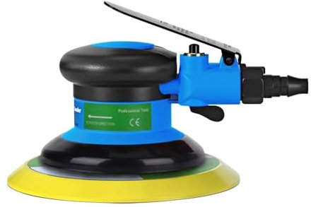 150mm Pneumatische Air Sander Polierer Werkzeug Polieren Exzenter Palm Maschine Schleifer for Autolack Pflege Rost Entfernung für Holz, Metall