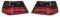 ZZPENGMB Auto Rückleuchten Rücklicht für Mercedes Benz W124 E Class 1986 1987 1989 1990-1995, Auto Rücklicht Komplettsets Montage Bremslicht Blinker Links Rechts Zubehör