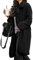 YMING Women's Winter Warm Jacket Long Sleeve Jacket Teddy Fleece Coat Faux Fur Coat Blk XL