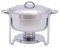 Edelstahl Chafing Dish Runde 5L Food Warmer Buffet Catering Gastro Party Wärmecontainer 32cm 5.8lbs