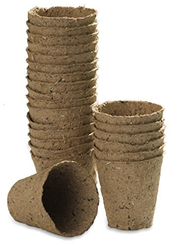 24 Torf-Anzuchttöpfe 6 cm rund