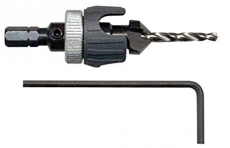 BEKO 411001 Drill Bit mit Countersink und Depth Stop Durchmesser 3,2 mm in Blisterverpackung