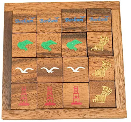 ROMBOL Borkum Puzzle, eines der schwierigsten Legepuzzle der Welt, tolles Denkspiel