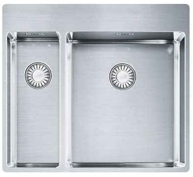 001beu-bxx 260 – 36 – 16 570 x 510 mm, 3 1/2 'Integral botón de presión de válvula, ohnetropfteil, oculta ueberlauf, dos orificios Perforaciones, con grifo Banco