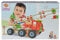 Eichhorn/Heros 100039039 - Constructor Kranwagen, 190-teilig - Holz-Konstruktionsset - 7 Verschiedene Modelvarianten baubar - Made in Germany