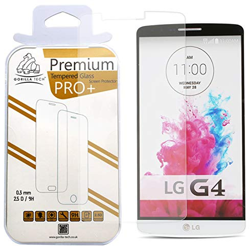 LG G4 Screen Protector Tempered Glass Gorilla Tech