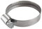 1 Stück HKB ® EDELSTAHL Schlauchschellen, komplett INOX W4 V2A, Schnecke ebenfalls Edelstahl, Spannbereich 32 bis 50 mm, Bandbreite 12 mm, DIN 3017, Industriequalität, mit Schneckengewinde, 20463