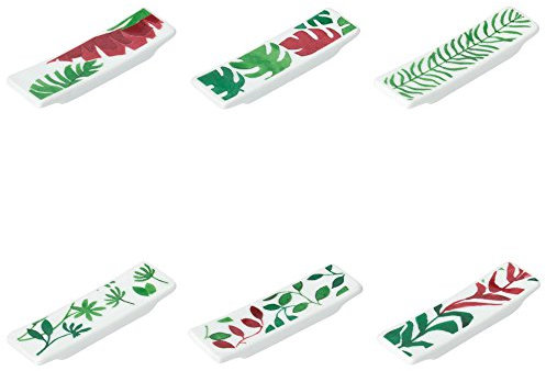 Table Passion - Coffret de 6 porte-couteaux Bornéo rouge