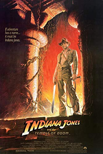 Indiana Jones und der Tempel des Todes: A (1983) | US Import Filmplakat, Poster [68 x 98 cm]