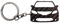 BlackStuff Carbon Karbonfaser Schlüsselanhänger Kompatibel mit Qashqai J11 2013-2017 BS-809
