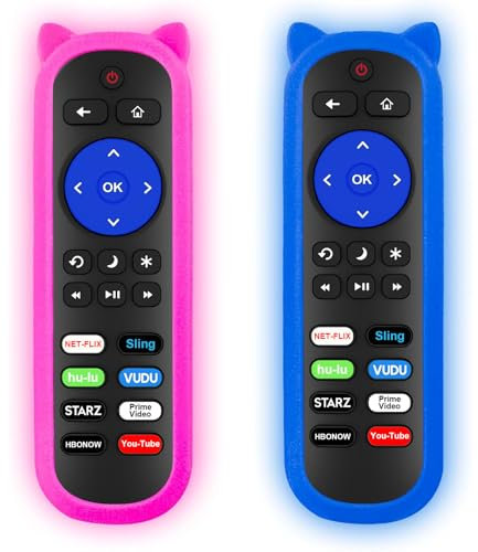Replacement for Sharp Roku TV LC-50LB601U LC-43LB601U Remote Control with Netflix Sling Hulu Now Shortcut Key