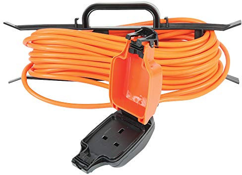 Pro Elec PEL01319 EXTENSION LEAD OUTDOOR H Frame 15 m Water Resistant IP54