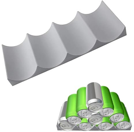 Porta Bottiglie Di Vino, Portabottiglie In Plastica Impilabile, Portabottiglie Vino Plastica, con 4 Scanalature, per Conservazione Della Cucina, Vetrine Bar, Conservazione Delle Bevande (Grigio Scuro)