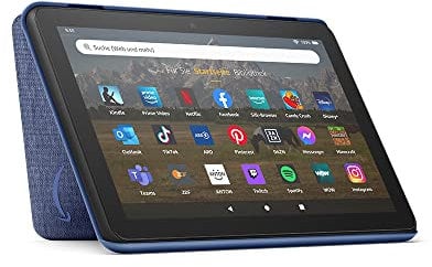 Custodia per tablet Amazon Fire HD 8 (compatibile solo con tablet di 12ª generazione, modello 2022) | Blu