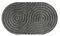 WYE Porte-savon | Zen| Ardoise durable – Support savon / porte-savon / porte-éponge de cuisine – Design porte-savon – Passe au lave-vaisselle 12 x 7 x 1 cm