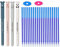 Radierbarer Kugelschreiber Blau, 4 Stück Cartoon Gelschreiber Radierbar, mit 20 Ersatzminen, 0,35 mm, Gel Ink Pen Erasable für Schulsachen, Bürobedarf