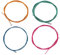Cordes de Basse électrique, 1,16 Mm, 1,44 Mm 2,0 Mm, 2,54 Mm Cordes de Basse électrique Colorées à 4 Cordes pour Accessoire D'instrument de Basse électrique