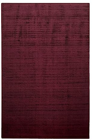 Homie Living Miramonti Kurzflorteppich, 70 x 140 cm, Bordeaux rot