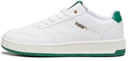 PUMA Erwachsene Court Classic Sneakers 40.5, White Vine Gold Green