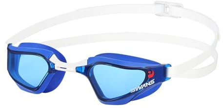 SWANS Valkyrie Racing - getönte Wettkampf Schwimmbrille SR-72N PAFAB, Farbe:Navy (NAV)