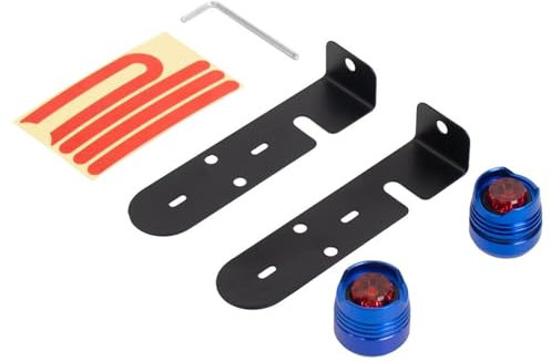 FGRNIOD Luci a Batteria durevoli Sinistra/Destra Luce a LED Universale Compatibile for Xiaomi M365 PRO Pro2 Avvertimento di Guida di Veicoli Luce Lampeggiante di Notte(B)