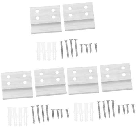 Gatuida 6stücke Aluminiumlegierung Bilderaufhänger Schwere Wandmontage Für Spiegel Bilderrahmen Kunstwerke Und Mehr Stabil Und Installieren