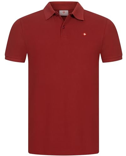 Höhenhorn Waliss Herren Poloshirt Weinrot Gr. L