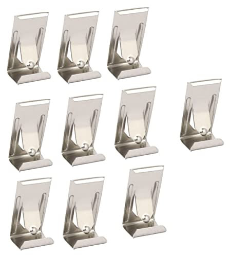 KONTONTY 50stücke Bilderrahmen Haken Metall Federclip Aufhängehaken Zubehör Wiederverwendbar Und Installieren Für Holzrahmen Oder Leinwände Geeignet