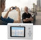 Vintage Y2k-Kamera, 48 MP Digitalkamera Günstig, 4K HD Retro CCD-Kamera mit Fülllicht, 8-Fach Zoom, Kompakte Kleine Reisekamera für Teenager und Kinder (White)