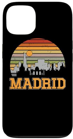 Hülle für iPhone 13 Madrid Retro Vintage Souvenir Skyline Madrid