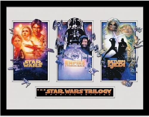 Star Wars Trilogy Breakout Gerahmtes Poster