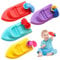 4PCS Balloon Launcher Toy, 3.5x1.8x1.2 Inch Plastic Balloon Powered Boat, Portable Toddler Games, Car Toy Pump Set, Launcher