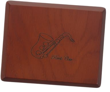 UPKOCH Étui À Anches Pour Clarinette Et Saxophone Alto Boîte De Rangement Double Face Jusqu'À 10 Anches Protection Contre L'Eau Format Portable 4.72 X 3.86 X 0.98 in