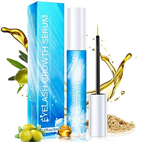 Wimpernserum Ohne Hormone, Wimpernwachstumsserum, Lash Serum Augenbrauenverstärker und Wimpernserum Lashes Wimpern Serum für längeres, Dickeres