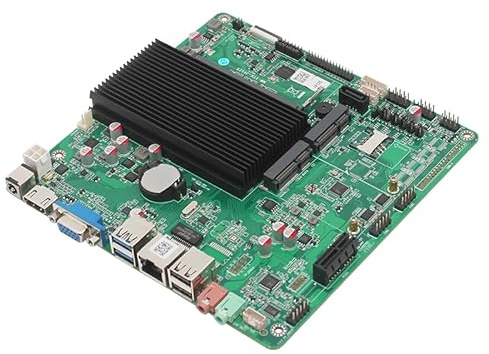 Placa base Mini-ITX DDR4 J4125 con SATA3.0, 2 USB 3.0, 6 USB 2.0, Gigabit NIC, ranura MPCIE/WiFi, VGA/LVDS/EDP/HDMI/placa base de escritorio para un mejor rendimiento y estabilidad